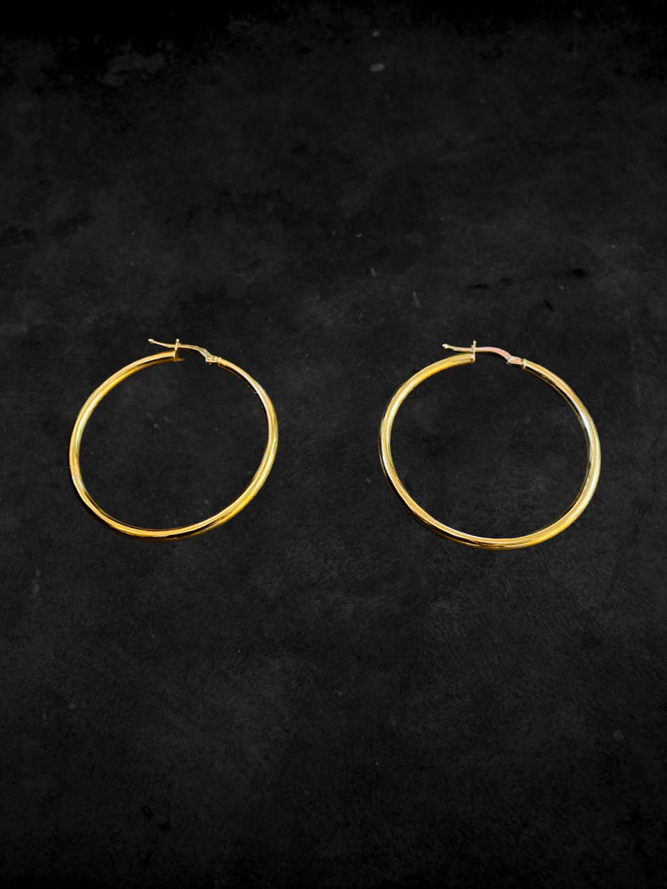 Gold 18k Hoops Earrings - Davis Concept Store